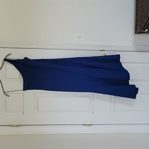 One-Shoulder Asymmetrical Hem Midi Dress